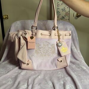 Juicy Couture Pink classic Scottie Tote Bag